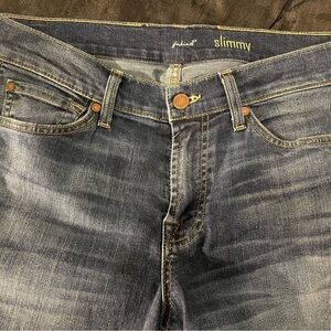 7 For All Mankind Slimmy Fit Indigo Jeans